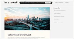 Desktop Screenshot of bremenlive.dk