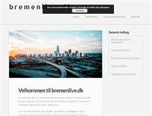 Tablet Screenshot of bremenlive.dk
